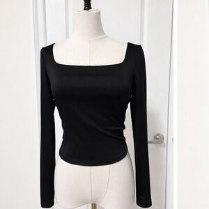 GAZE Open-Back Tie Top | NWT | Size L (Fits Small / Slim Fit)